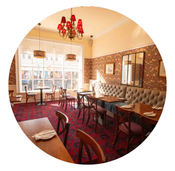 Strawberry Thief Room ideal for private dining
