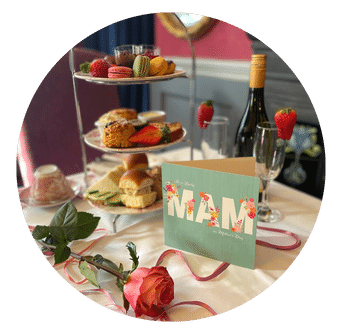 Mother's Day Afternoon Tea in Dublin City Centre Restaurant. Selection of sandwiches, scones and cakes