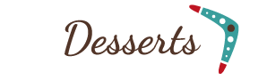 Desserts Title for Australia Day Set Menu Dublin Restaurant