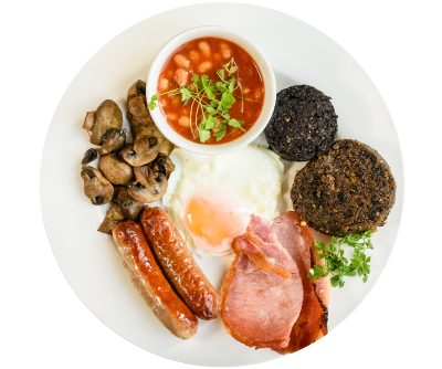 Full Irish Breakfast Old Music Shop Restaurant