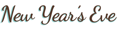 New Year's Eve Gala Set Evening Menu