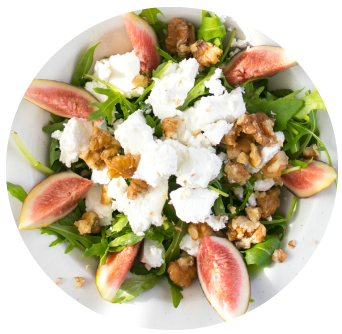 St Tolas Goats Cheese and Fig Salad