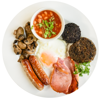 Enjoy a full Irish breakfast as part of brunch between 11am and 12pm.