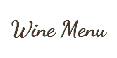 Wine Menu